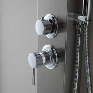 Panel de Ducha de Acero Inoxidable con Jets de Hidromasaje Cromados, Conjuntos de Baño - Product Image 4