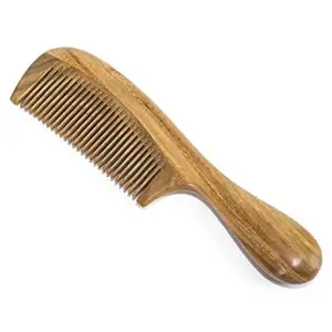 Handmade Wooden Wide Tooth Comb Natural Sandalwood Massage Beauty Hair Com Classic Traditional Comb