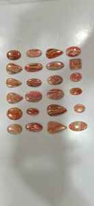 AAA Belle pierre précieuse naturelle en rhodochrosite, pierre précieuse en cabochon en vrac pour la fabrication de bijoux - Product Image 3