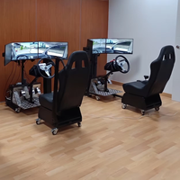 Simulador de Conducción DRIVESIM DS 250 - Modelo Eléctrico Metálico con 3 Pantallas para Escuelas de Formación de Conductores, Educación en Seguridad Vial + ES