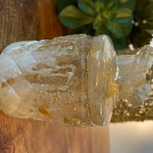 Frascos de Miel Artificiales de Resina y Vidrio Redondos con Diseño de Hadas, Contenedores de Almacenamiento para Regalos de Navidad y Uso Decorativo - Product Image 1