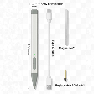 Pour <span class=keywords><strong>Microsoft</strong></span> <span class=keywords><strong>Surface</strong></span> <span class=keywords><strong>Pro</strong></span> <span class=keywords><strong>8</strong></span> / 9 / Go <span class=keywords><strong>stylet</strong></span> pour ordinateur portable 4096 <span class=keywords><strong>stylet</strong></span> sensible à la pression - Product Image 2