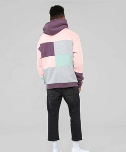 Rue personnalisé de haute qualité, coupe et couture, pull à capuche avec coutures, impression numérique solide, hiver, sweats à capuche pour hommes, multicolore - Product Image 6