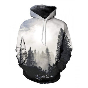 Sudadera de Felpa para Hombre de Alta Calidad, Mezcla de Algodón Grueso, con Logotipo Personalizado, Impresión Digital, Ropa Urbana para Invierno - Product Image 1