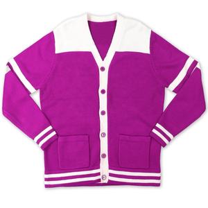 Collage Unisex Custom Winter School Uniform V-Neck <b>Cardigan</b> OEM Casual Long Sleeve - Product Image 3