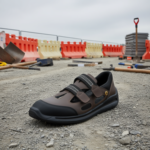 Sandalias de Seguridad Dragster-1240 de Cuero Marrón/Negro, Talla 41, para Equipo de Seguridad y Supervivencia - Product Image 3