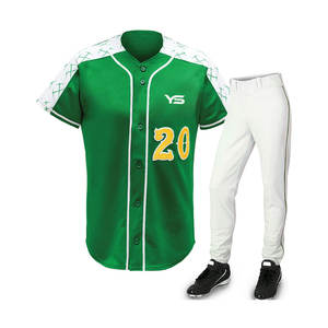 Dernier design, uniformes de baseball respirants, ensemble de vêtements de sport pour jeunes, chemise et pantalon, taille plus, technique d'impression, prix de gros - Product Image 4