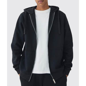 Sudadera con capucha para hombre de calidad superior Últimos diseños con técnicas bordadas Cremallera frontal y capucha Forro polar de algodón para el invierno - Product Image 4