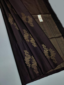 ส่าหรีไหม kanchivaram pethani นุ่มบริสุทธิ์สำหรับสวมใส่งานปาร์ตี้ - Product Image 4