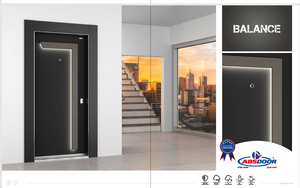 ABSDOOR-Equilibrio de acero inoxidable moderno, entrada de seguridad, aislamiento térmico, acabado, entrada interior, apartamento, Villa, Hotel, ancho - Product Image 2