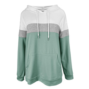 Estilo de punto Sudadera con capucha Sudaderas con capucha para mujer Otoño Invierno Fleece Logotipo personalizado Mujeres Sudaderas con capucha de gran tamaño Mujeres Sudaderas con capucha - Product Image 1