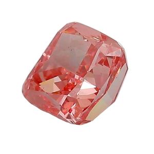 Diamant de coussin créé par laboratoire rose de couleur fantaisie - Product Image 3