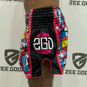 Short de combat Muay Thai et MMA en polyester 100% de qualité supérieure Short de boxe pour adultes pour hommes - Product Image 2