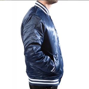 Veste d'équipe universitaire personnalisée avec broderie Design réversible en laine-Manteau d'hiver sportif pour hommes avec patchs personnalisés - Product Image 2