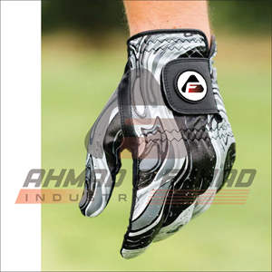 Impression Logo Hommes XXL Gauche Droite Doux Respirant Indonésie Cabretta Gants De Golf En Cuir Avec Marqueur - Product Image 4