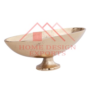 Florero metálico de aluminio con forma de barco para decoración de flores y plantas, jarrones decorativos de lujo para el hogar y el jardín, diseño clásico - Product Image 1