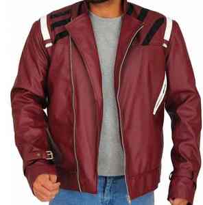 Top Best Sale Waterproof Mens Leather Jacket Winter Casual <b>Canvas</b> <b>Plain</b> Dyed Slim Fit Fashion Leather Men Jacket - Product Image 6