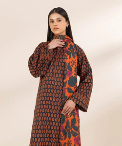 Top vente qualité supérieure 2025 dernière conception dames imprimé pelouse costume concevoir votre propre pelouse coton robe OEM Service - Product Image 2