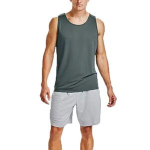 Hot Streetwear Oversized Unisex Gym Tank <b>Top</b> Custom Cut Off Sleeveless Customized Dark <b>Green</b> Color T-shirt Printing Muscle Shirt - Product Image 6