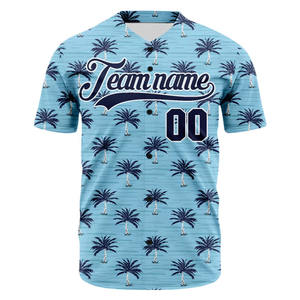 Camiseta de béisbol sublimada personalizada de talla grande Vintage personalizada de alta calidad, camiseta de béisbol con botones de secado rápido transpirable - Product Image 1