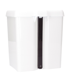 White pedal bin 7L (Plastic 3075) - Product Image 2
