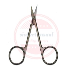กรรไกรตัดเล็บหนังกำพร้าสแตนเลสปลายแหลมทรงตรงโค้ง - Product Image 3