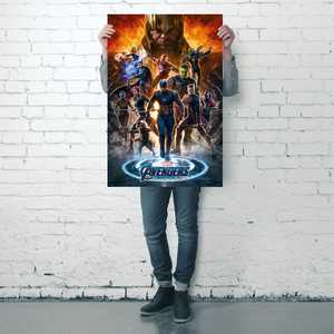 Póster de Diseño Moderno de Avengers Endgame, Batalla de Héroes para Decoración de Pared - Product Image 2