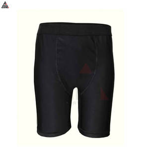 100% algodón sólido personalizado 2 en 1 Bjj Mma Fight Shorts forro de compresión incorporado Grappling No-gi Shorts - Product Image 4