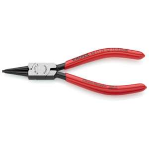 Pince à circlips Knipex noire anodisée, tête polie pour circlips internes dans les trous. - Product Image 1