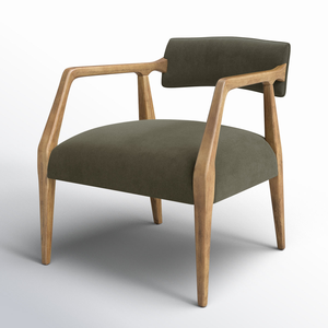 Chaise de salle à manger élégante en bois avec rembourrage confortable - Product Image 4