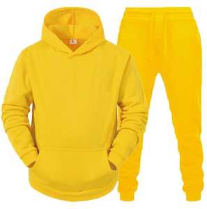 OEM personalizable 100% algodón polar con capucha pulóver chándal 3D impreso sólido manga larga pantalones de chándal diseño bordado otoño - Product Image 2