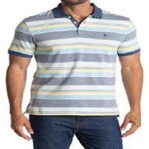 Polo de golf de algodón de alta calidad, polos de golf hechos a medida para hombres - Product Image 3