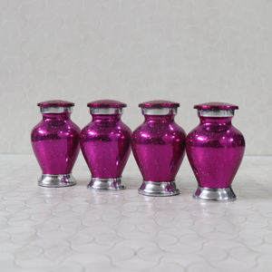 Mini urna de recuerdo de color rosa de alta calidad/urna de cremación para mantener cenizas humanas o mascotas proporcionadas por HHO DE LA India - Product Image 3