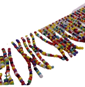 Multi Tassel <b>Bead</b> Fringe Wholesale 5yards/lot <b>Bead</b> Tassel Tassels Trim Lace Fringe - Product Image 1