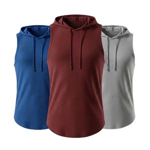 Camiseta sin Mangas para Hombre de Tela Elástica, Algodón Transpirable de Secado Rápido, Ligera, de Poliéster Suave, para Gimnasio y Entrenamiento - Product Image 2