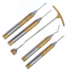 Kit de Periotomes Serrilés Antérieurs et Postérieurs Flexibles pour Chirurgie Parodontale, Poignée Ergonomique Manuelle, Certifié CE, SurgiRight - Product Image 1