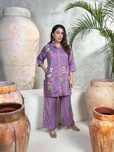 Meilleur ensemble Kurti Vetican pour tenue ethnique Kurti Palazzo pour femmes, tenue de fête de mariage et de célébration - Product Image 3