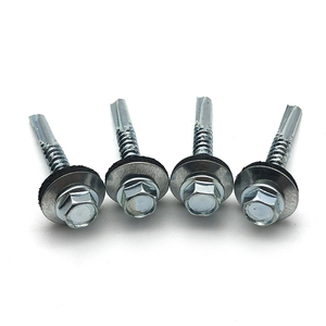 Thép không gỉ 410 Hex đầu xây dựng lợp <span class=keywords><strong>Tek</strong></span> Vít tự khoan vít với ngoại quan EPDM vòng đệm cao su - Product Image 5