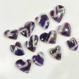 Best Quality Amethyst Cabochon Beads Lot 30 To 35MM Long <b>10</b> Pieces 1MM Drill Hole Loose Gemstone For Jewelry Making Gift For Her - Product Image 2