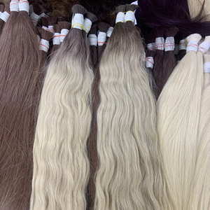 Prix de gros en vrac Remy Extensions de cheveux vierges Strong No Tangle Machine Double Weft Straight 100 grammes Couleurs foncées 26 pouces - Product Image 1