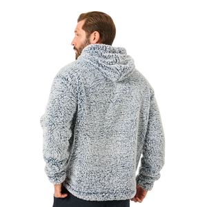 Sweat à capuche en polaire sherpa pour homme, chaud, doux, décontracté, uni, à manches longues, confortable, streetwear, vente en gros personnalisée - Product Image 3
