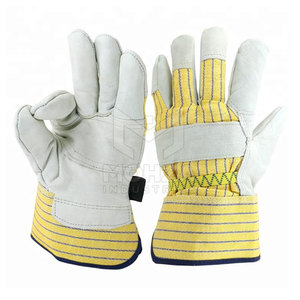 Gants de travail robustes de haute qualité à prix abordable, en cuir durable, gants de sécurité robustes - Product Image 4
