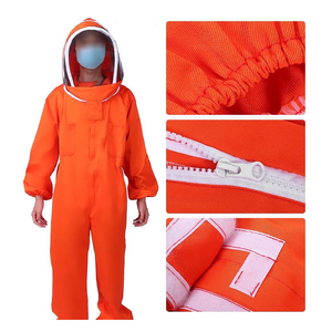 Traje de apicultura de alta calidad personalizado para hombres Tendencia Nuevo color Venta caliente Precio de fábrica OEM Animal Traje de apicultura OEM - Product Image 4