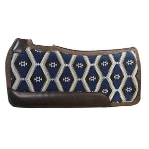 High Quality Wholesale Customized Logo Western Equestrian Wool <b>Felt</b> Saddle <b>Pad</b> Pressed Wool <b>Felt</b> Cotton Fabric Genuine Leather - Product Image 1