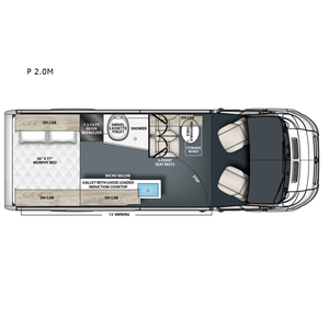 Nuevo Autocaravana Coachmen RV Pixel P 2.0M 2026 con Componentes y Sistema, Chasis Ram ProMaster 3500 de Techo Alto, 280 HP, Electrónica para Autocaravanas - Product Image 6