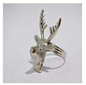 Rond de serviette en forme pour la décoration d'événement de mariage Nouveau style de porte-serviettes en métal pour théière - Product Image 6