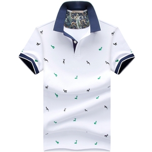 Vente en gros OEM Polo Logo personnalisé grande taille couleur contraste Golf t-shirts coton Sport manches courtes Polo pour hommes - Product Image 2