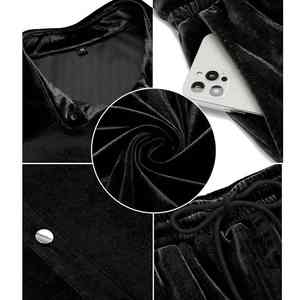 Nuevo chándal de terciopelo con estilo para hombre, Unisex, de alta calidad, con cremallera completa, personalizado, mejor diseño, alta visibilidad, chándal de terciopelo duradero para hombre - Product Image 6