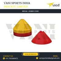 Cônes géants d'agilité en plastique PE durable 30x15cm pour entraînement de football, personnalisables avec logo – Vente chaude