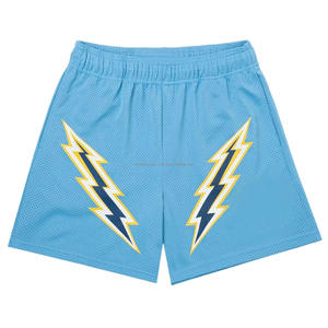 OEM Double <b>Layer</b> Sublimation Print Polyester Street Wear Shorts Breathable High Quality Shorts Made in Pakistan Latest Design - Product Image 3